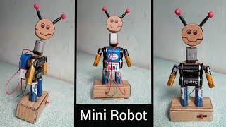 How To Make A Mini Robot || Home Made Robot With Waste Material || Best Science Project Idea