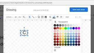 How to Circle a Letter in Google Docs