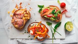 Rezept: Open Sandwiches mit verschiedenen Belägen | FOOBY