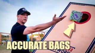 The SECRET to Throwing a FLAT and ACCURATE Bag in 2024 - Cornhole Lesson