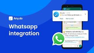 Whatsapp integration with Any.do | Android | Any.do