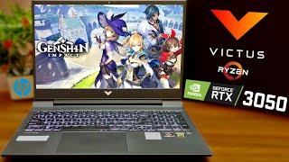 HP Victus | RTX 3050 | Genshin Impact | Gameplay Ultra | 5600H | 1x8GB