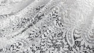 [OneYard] Floral Illusion Soft Stretch Chemical Lace Fabric 32118