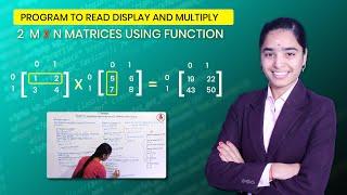 Matrix multiplication in C | C Program to Multiply 2 Matrices | How to Write a C Programming code