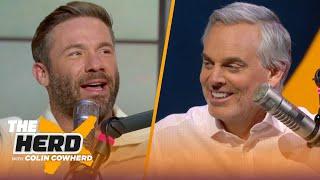 Julian Edelman on odds of coaching with Belichick, Drake Maye, Chiefs-Bills reaction | THE HERD