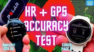 Is GPS and HR Accuracy Fixed on Amazfit GTR2e? Amazfit GTR2e vs Coros Pace 2 Review and Test GPS+HR