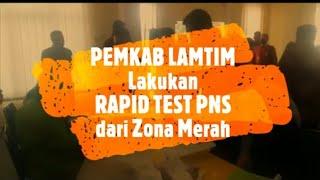 Ratusan PNS Lamtim Ikut Rapid Test