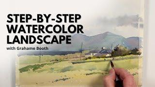How to Paint a Watercolor Landscape - 28-Minute Tutorial
