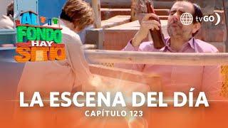 Al Fondo hay Sitio 9: Charito saw Francesca and Diego on the rooftop (Episode n°123)