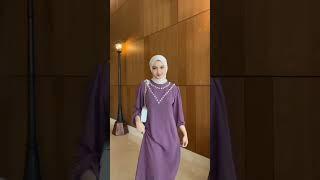 dress warna ungu #dresskondangan #dressbrukat #ootdhijab #dressbridesmaid