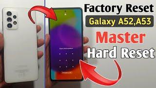 How To Hard Reset Samsung Galaxy A52,A53