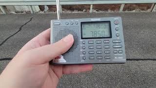 CHU Canadian Time Signal Station Test Tone @ 7850 kHz, Knightville Dam, Huntington MA