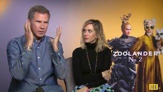 Will Ferrell & Kristen Wiig talk about their very funny Zoolander 2 kiss