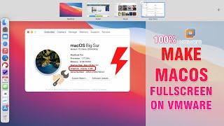 Resolution Fix Mac OS VMware Make macOS Fullscreen in VMware