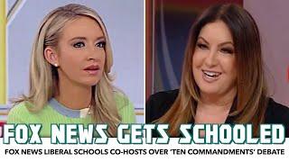 Fox News Liberal Schools Co-Hosts Over ‘Ten Commandments’ Debate In Public Schools