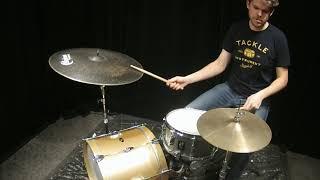 Quick Demo of Vintage Zildjian A New Beat 14" Hi-Hats Made in Canada