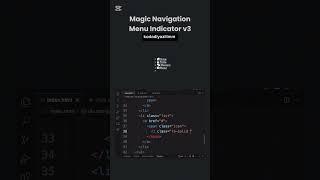 Magic Navigation Menu Indicator