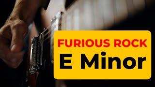 Em Furious Rock Guitar Backing Track - Unleash Your Inner Rock God!