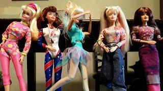 90s articulated Barbies