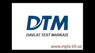 2020 DTM Test Ingliz tili Tenses(variant test)