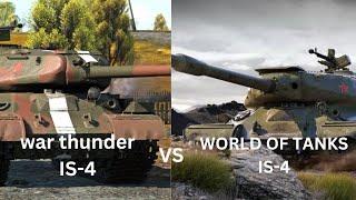 War Thunder IS-4 VS WOT IS-4