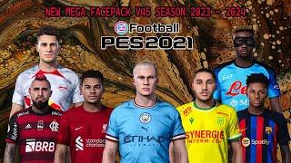 NEW MEGA FACEPACK V45 SEASON 2023 - 2024 || PES 2021 SMOKEPATCH & INFERNO || SIDER & CPK VERSION