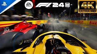 F1® 24 Next-Gen 8k Ray Tracing Graphics!? LAMBORGHINI VS FERRARI | PS5 NEXT GEN Gameplay F1