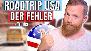 Don't make these mistakes on a USA roadtrip... (German language video - advanced)