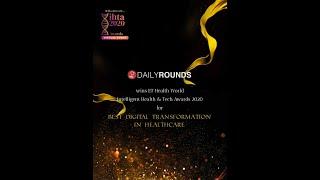 DailyRounds||Marrow | Best Digital Transformation in Healthcare | ET Healthworld Awards 2020