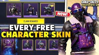 Every FREE Character Skin & How To Unlock Them! | COD Mobile | CODM