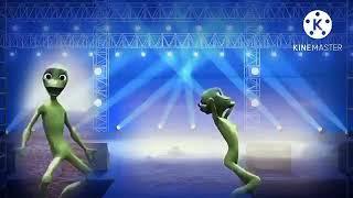 Alien dance | Funny Alien | Dame Tu Cosita | Funny alien dance | Green alien dance | Dance song