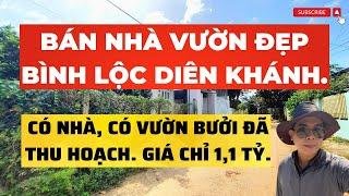 BÁN NHÀ VƯỜN BÌNH LỘC DIÊN KHÁNH, NHÀ VƯỜN ĐẸP GIÁ CHỈ 1,1 TỶ | TRẦN ANH THI BĐS.