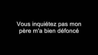 Sexion D'Assaut - Désolé (lyrics)