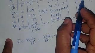 calculate mean deviation from mean and also find its coefficient.