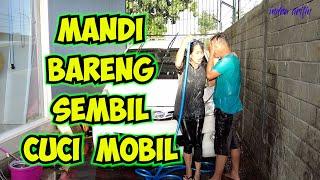 Cuci Mobil Sama istri Langsung Mandi Bareng