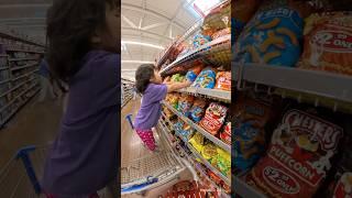 #shopping Chloe couldn’t decide between Doritos and Cheetos, but ultimately, she chose Cheetos.