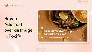 How to Add Text over an Image in Shopify | Foxify page builder Shopify tutorial