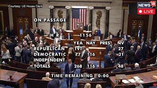 House Votes, Passes Government Funding Bill To Avert Government Shutdown | Trump Approves | N18G