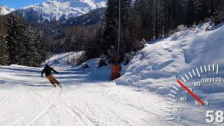 Carving in Soelden, Austria 2021 - 4k