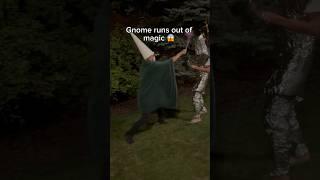 Gnome gets attacked by Knight! Gnomes vs Knights! #trending #funny #gnome #gnomes #knight #war