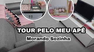 TOUR PELO MEU APARTAMENTO | MORANDO SOZINHA EM SP | 30M2