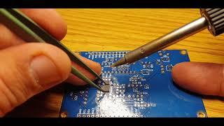 uSDX Sandwich- Soldering SMT Parts by Hand