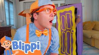 Blippi & Meekah Build The BIGGEST fort EVER | Blippi - Learn Colors and Science