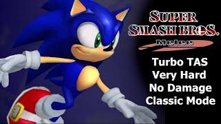 SSBM [TAS] - Sonic Classic Mode (Turbo, Very Hard, No Damage)