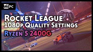 AMD Ryzen 5 2400G | Rocket League | 1080p Quality Settings | WePC Benchmark