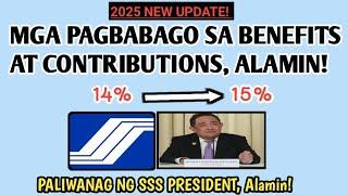 SSS 2025 CONTRIBUTIONS INCREASED explained by SSS PRESIDENT.