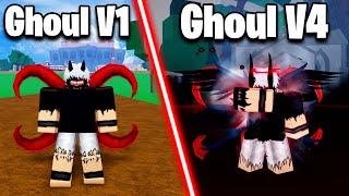 Going From Noob To Awakened GHOUL V4 In One Video [Blox Fruits]...