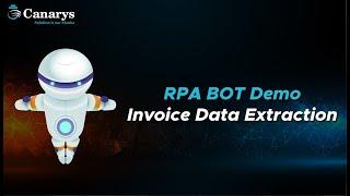 Multiple Pages Invoice Data Extraction (Document Template) | Canarys | Bot Video