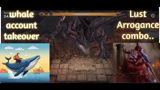 WHALE JOURNEY : GUILD BOSS 1 VS LUST & ARROGANCE * Watcher Of Realms *