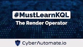 12. MustLearnKQL - The Render Operator